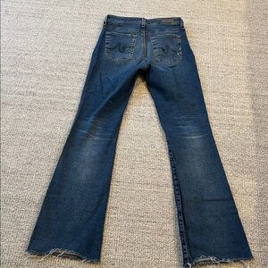 AG Adriano Goldschmied Farrah High-Rise Boot Cut - Raw Hem